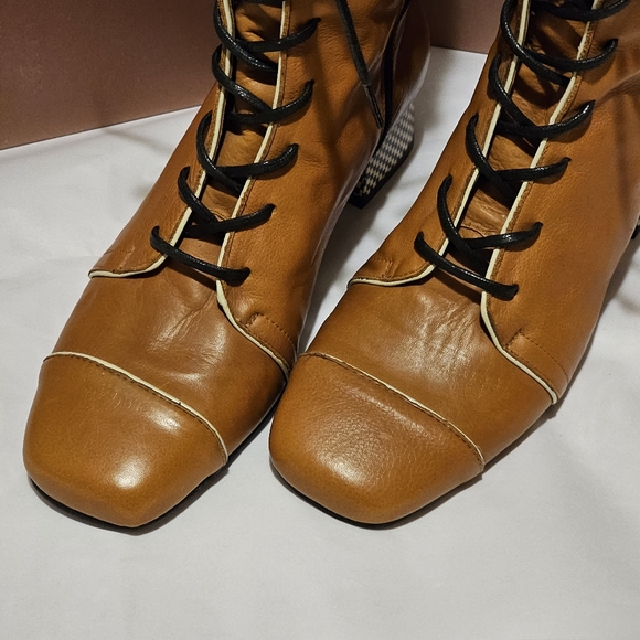 Mod Shoes The Gina in French Mustard Soft Leather size 6 - Picture 8 of 10